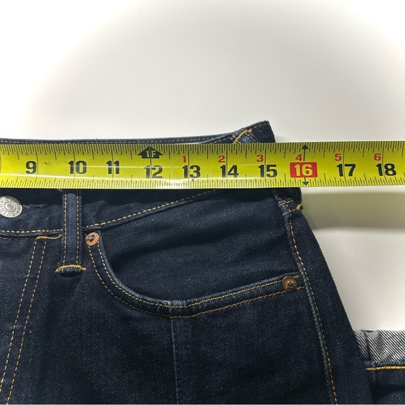 Evisu Selvedge Jeans Mens 30x34 Red Pocket White Seagull Logo Japan Denim RARE - Picture 14 of 16